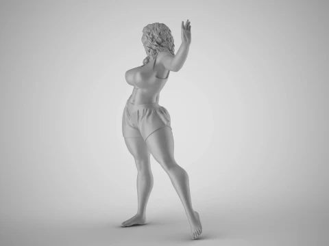 Enigmatic Woman 3D Print Model
