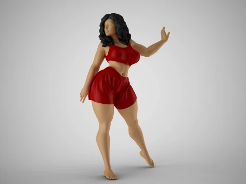 Enigmatic Woman 3D Print Model