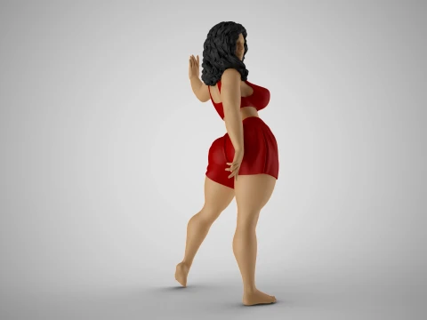 Enigmatic Woman 3D Print Model