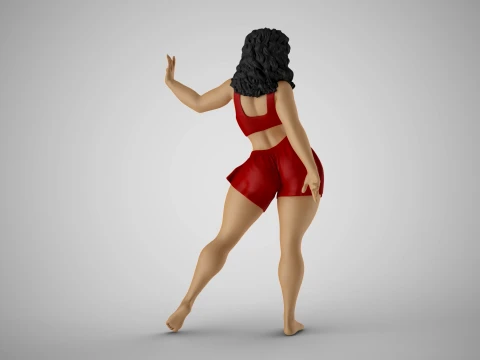 Enigmatic Woman 3D Print Model