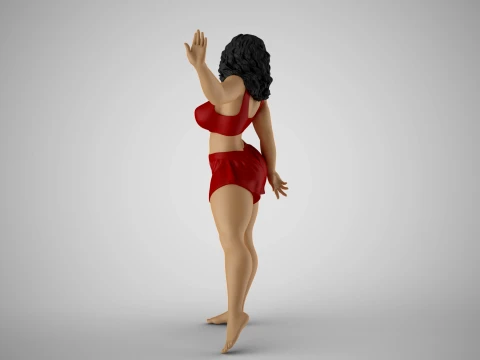 Enigmatic Woman 3D Print Model