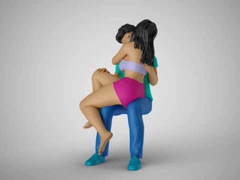 Cheek by Jowl 2 3D Print Model