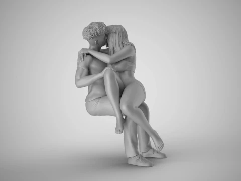 Cheek by Jowl 2 3D Print Model