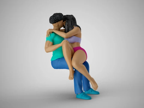 Cheek by Jowl 2 3D Print Model