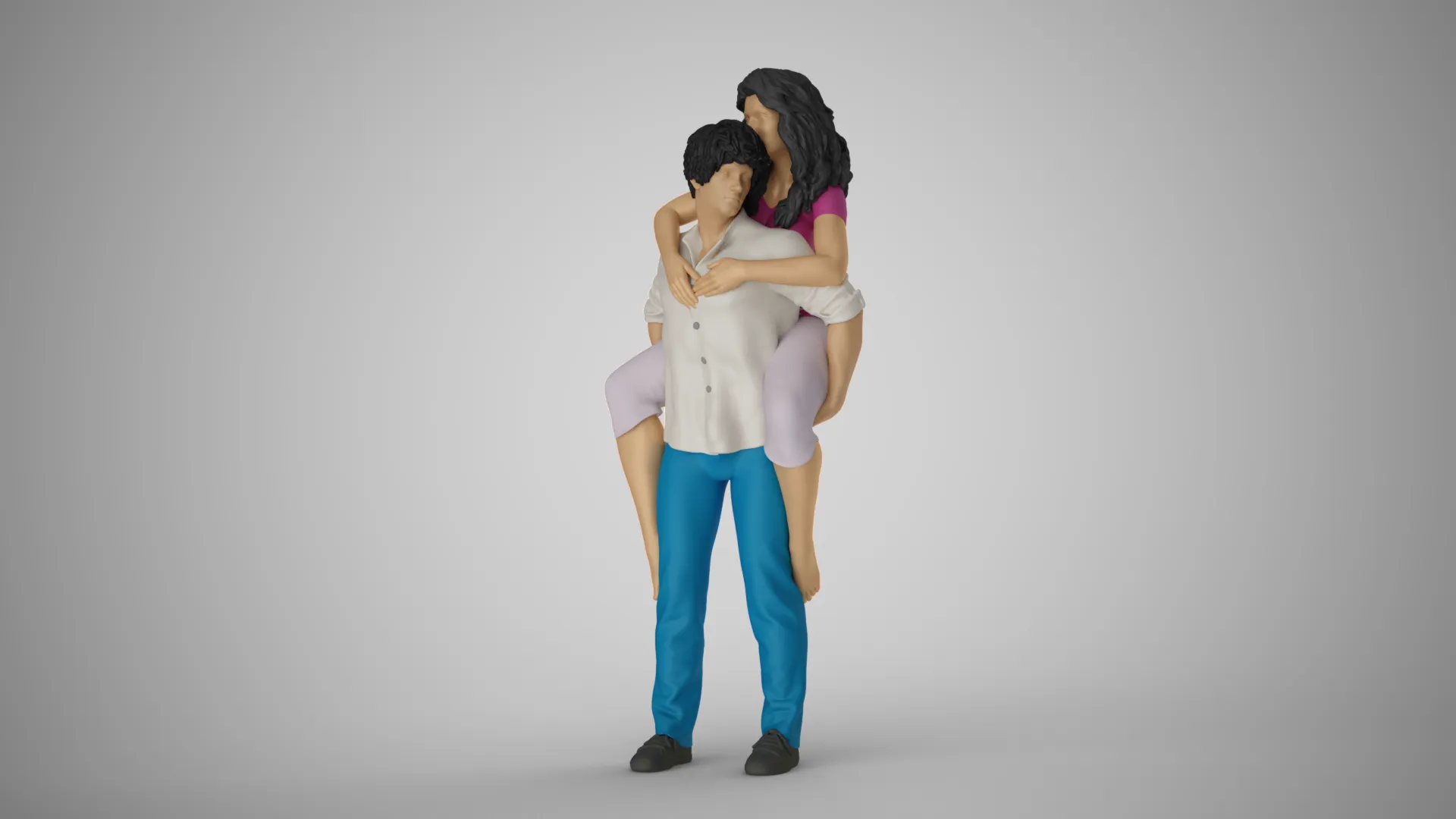 Cheek by Jowl 3 3D Print Model .c4d .max .obj .3ds .fbx .stl .blend 