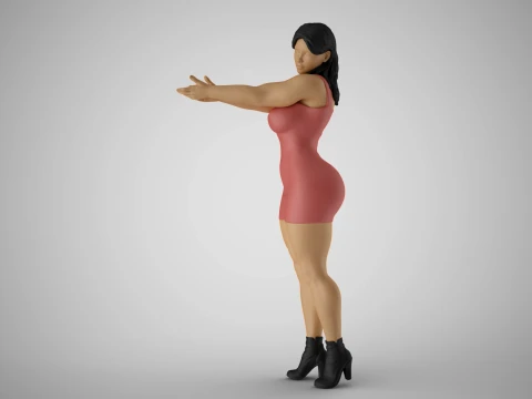 Nihilistic Girl 3D Print Model