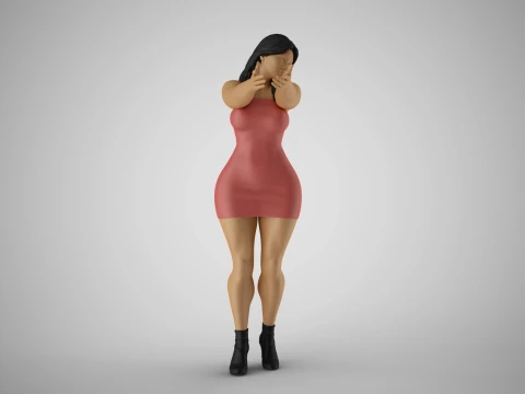 Nihilistic Girl 3D Print Model