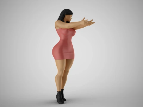 Nihilistic Girl 3D Print Model