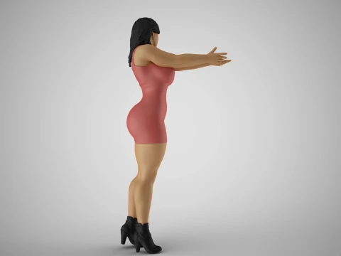 Nihilistic Girl 3D Print Model