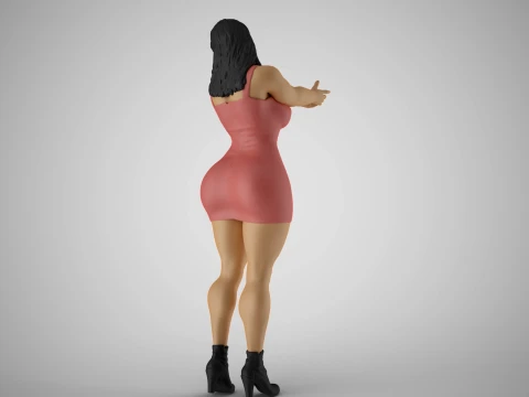 Nihilistic Girl 3D Print Model