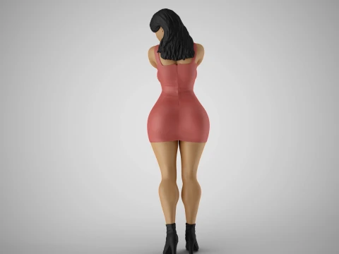 Nihilistic Girl 3D Print Model