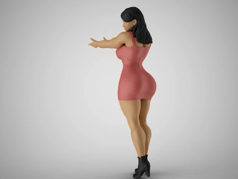 Nihilistic Girl 3D Print Model