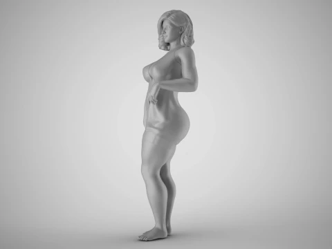 Striking Beauty 3D Print Model