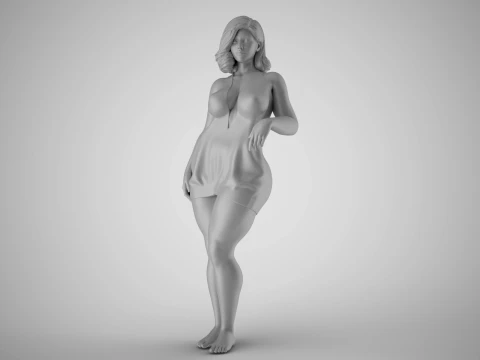 Striking Beauty 3D Print Model