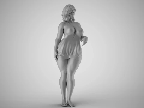 Striking Beauty 3D Print Model