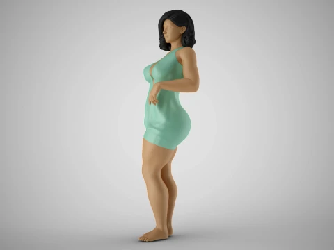 Striking Beauty 3D Print Model