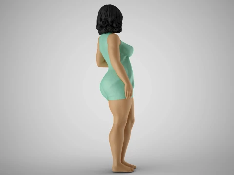 Striking Beauty 3D Print Model