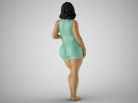 Striking Beauty 3D Print Model