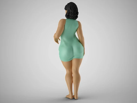 Striking Beauty 3D Print Model