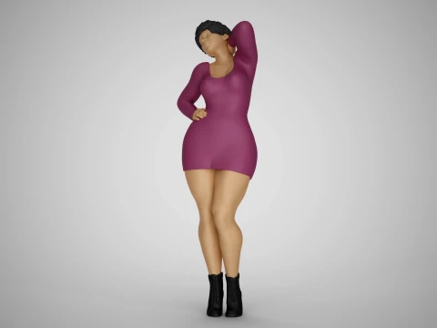 Striking Beauty 3 3D Print Model