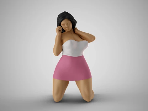 Woman Unknown Games 3D Print Model