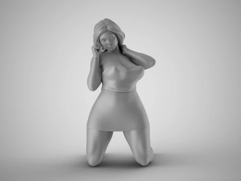 Woman Unknown Games 3D Print Model