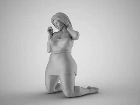 Woman Unknown Games 3D Print Model