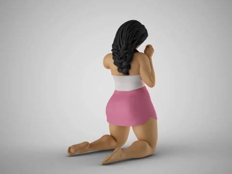 Woman Unknown Games 3D Print Model
