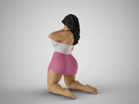Woman Unknown Games 3D Print Model