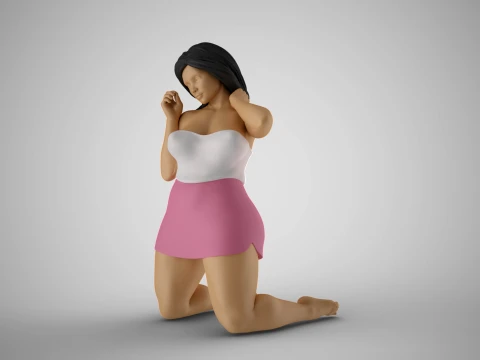 Woman Unknown Games 3D Print Model