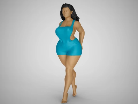 Cheeky Girl 2 3D Print Model