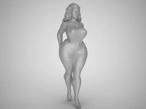 Cheeky Girl 2 3D Print Model