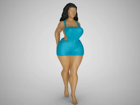 Cheeky Girl 2 3D Print Model
