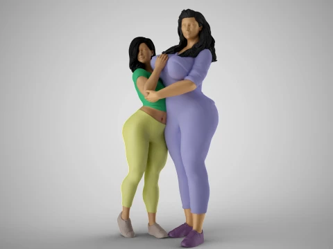 Big Girlfriend 3D Print Model