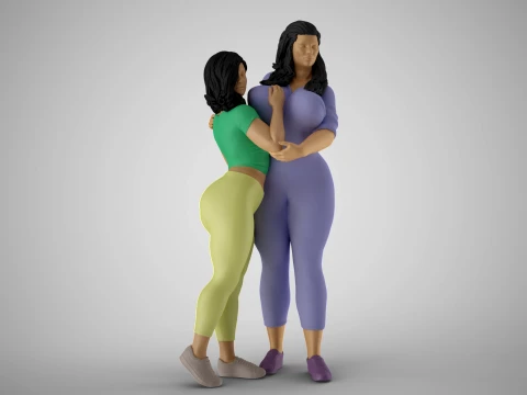 Big Girlfriend 3D Print Model