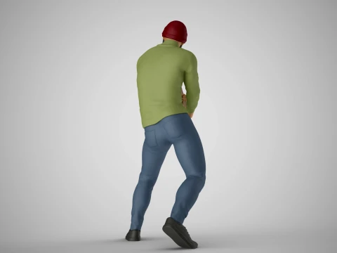 Woodcutter Man 3D Print Model