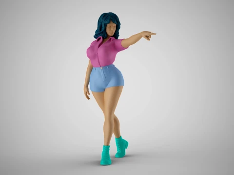 专为专业 3D 打印而精心打造的高度详细且超逼真的 3D 人体模型 3D 打印模型