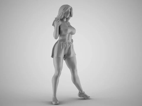 Chatter Girl 3D Print Model