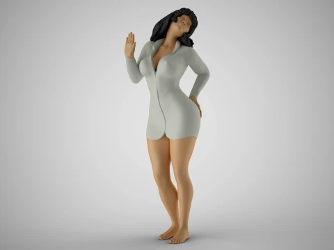 Woman Date Night Game 3D Print Model