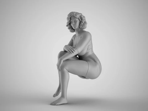 Hypocrite Woman 3D Print Model