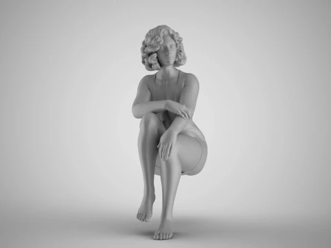 Hypocrite Woman 3D Print Model