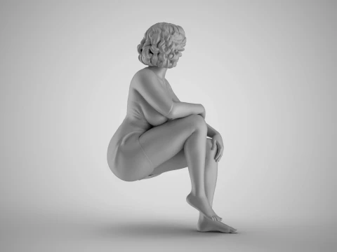 Hypocrite Woman 3D Print Model