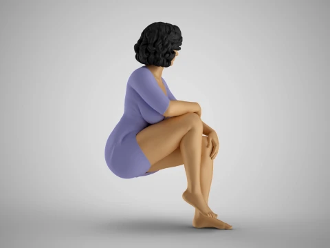 Hypocrite Woman 3D Print Model