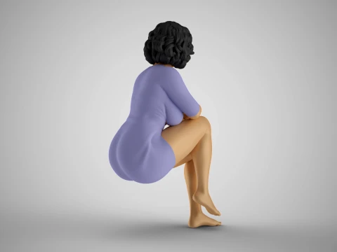 Hypocrite Woman 3D Print Model