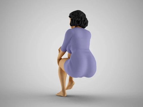 Hypocrite Woman 3D Print Model