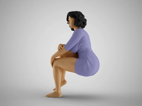 Hypocrite Woman 3D Print Model