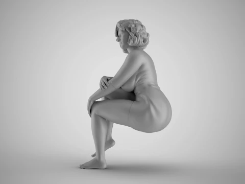 Hypocrite Woman 3D Print Model