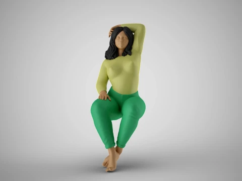 Happy Momtobe 3D Print Model