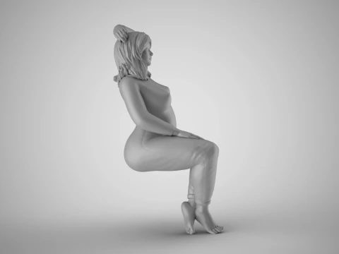 Happy Momtobe 3D Print Model