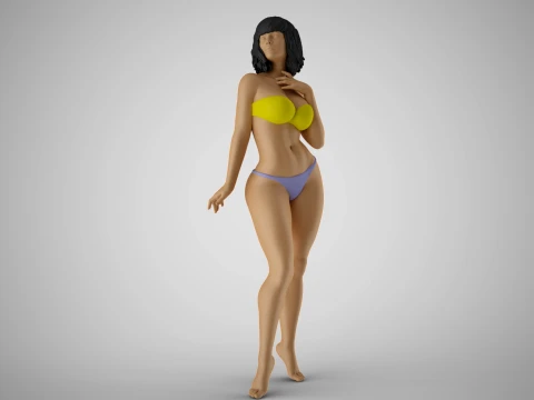 Striking Beauty 5 3D Print Model